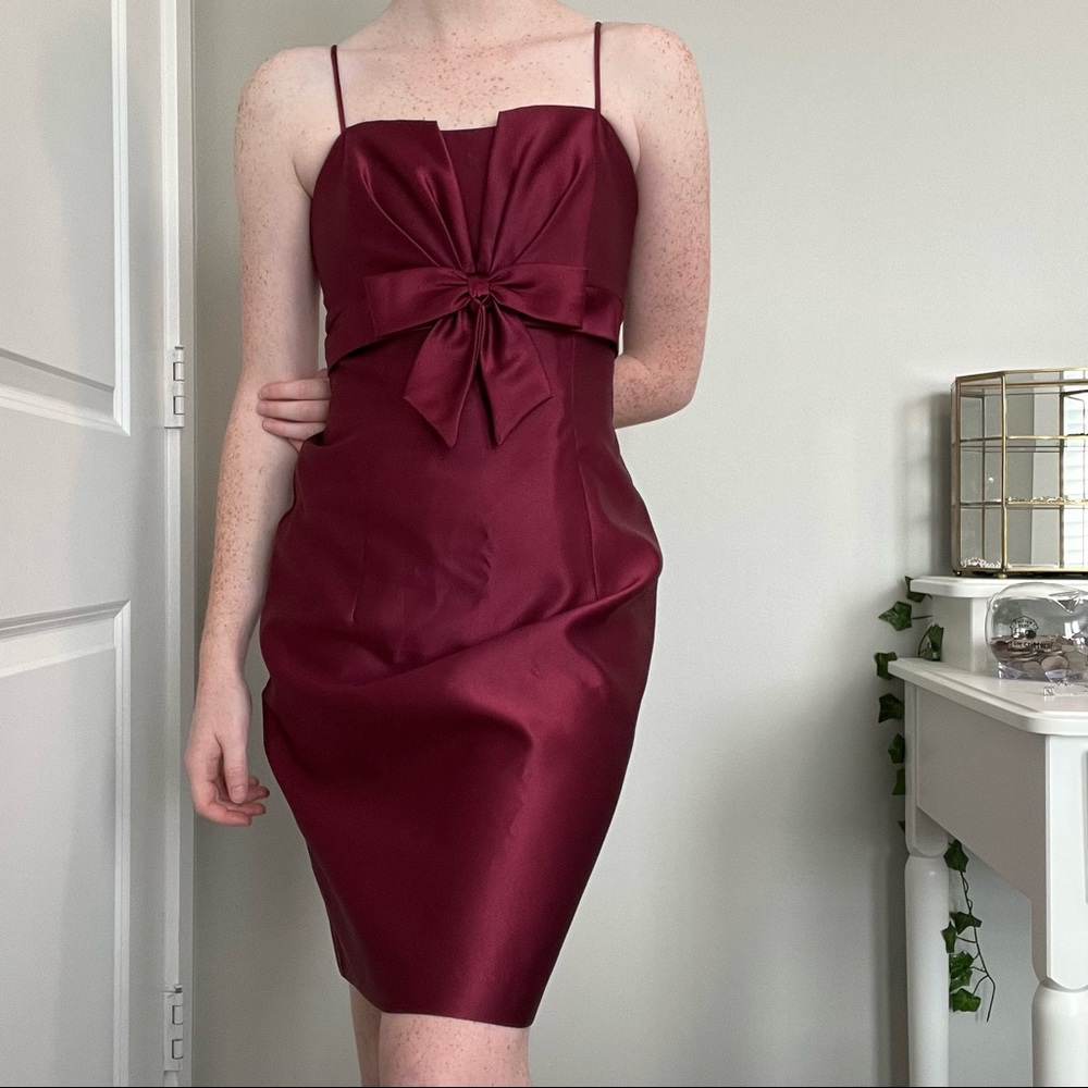 vintage red dress